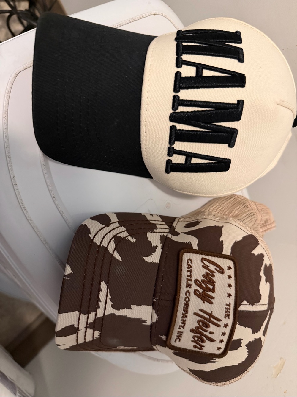 women’s Hats mama and country cow print